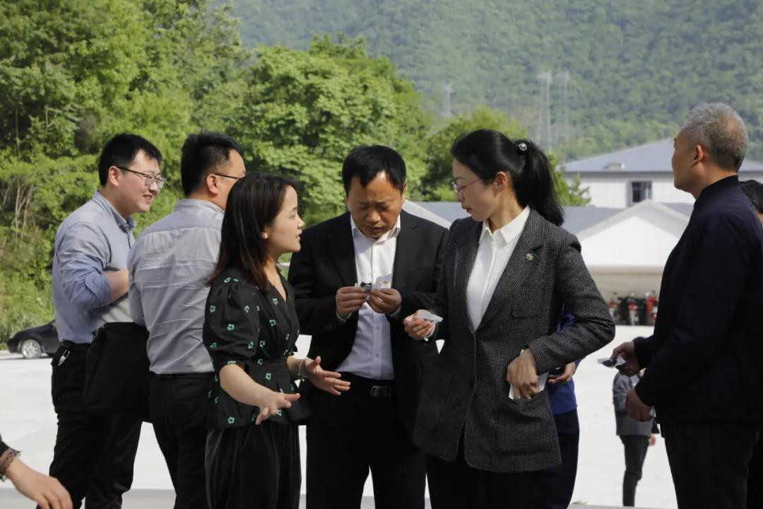 Anhui Province Bengbu City leaders visited PRoduction base of GOLD of HEALTH Co.,Ltd  Industrial Par