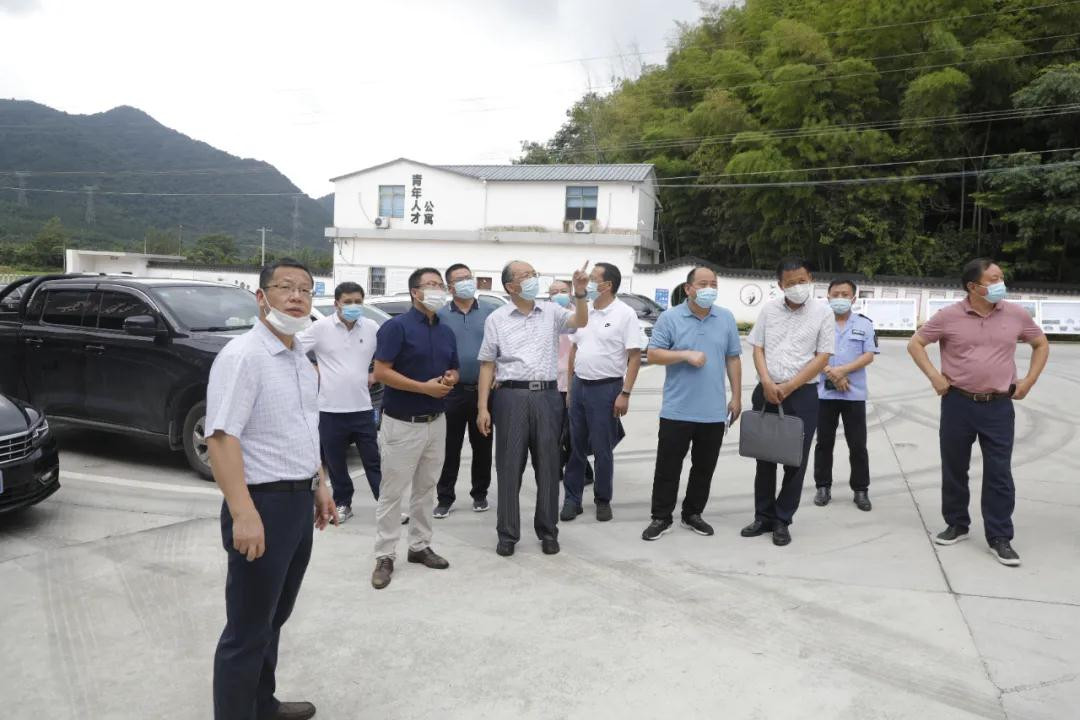 安徽省市场监督管理局一行领导莅临产业园，调研食品安全生产和疫情防控工作(图1)